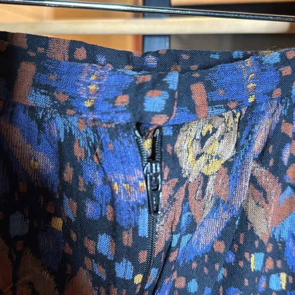 Vintage Tica Floral Midi Skirt Size 6 but fits Size 2 better - Picture 4 of 9